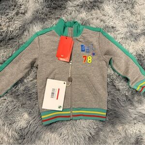 Diesel Gray and Teal Jacket Toddler